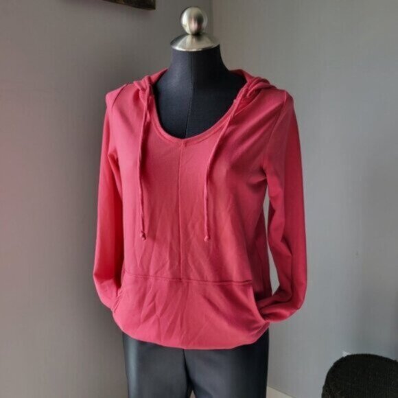 Pink Ricki’s  Hooded Top Women’s Sz XS - Picture 3 of 6